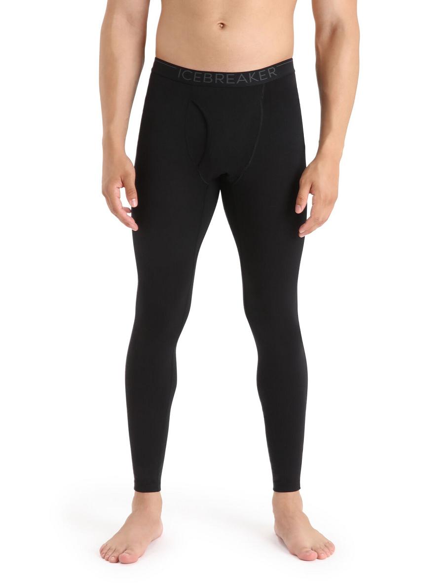 Icebreaker Merino 200 Oasis with Fly Miesten Leggingsit Mustat | FI 1134MQZA